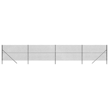 Vidaxl gaashek 2x10 m antracietkleurig