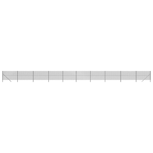VidaXL Gaashek 1,6x25 m antracietkleurig