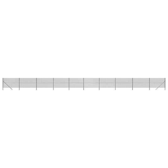 VidaXL Gaashek 1,8x25 m antracietkleurig
