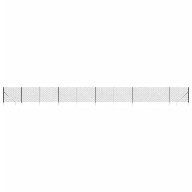 Load image into Gallery viewer, VidaXL Gaashek met grondankers 1,6x25 m antracietkleurig
