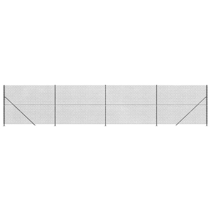 Load image into Gallery viewer, Vidaxl gaashek met flens 1,8x10 m antracietkleurig
