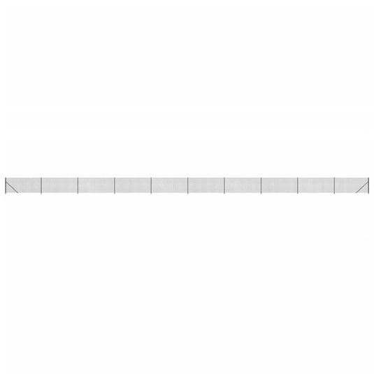 Vidaxl gaashek met flens 1x25 m antracietkleurig