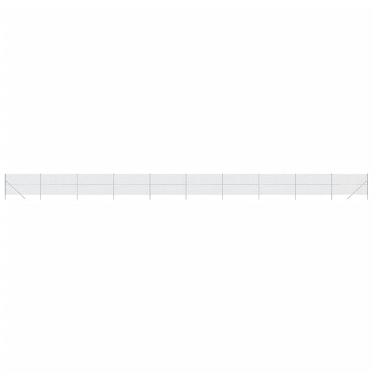 VidaXL Gaashek 1,6x25 m zilverkleurig