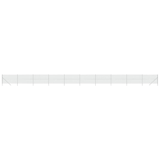 VidaXL Gaashek 1,8x25 m zilverkleurig