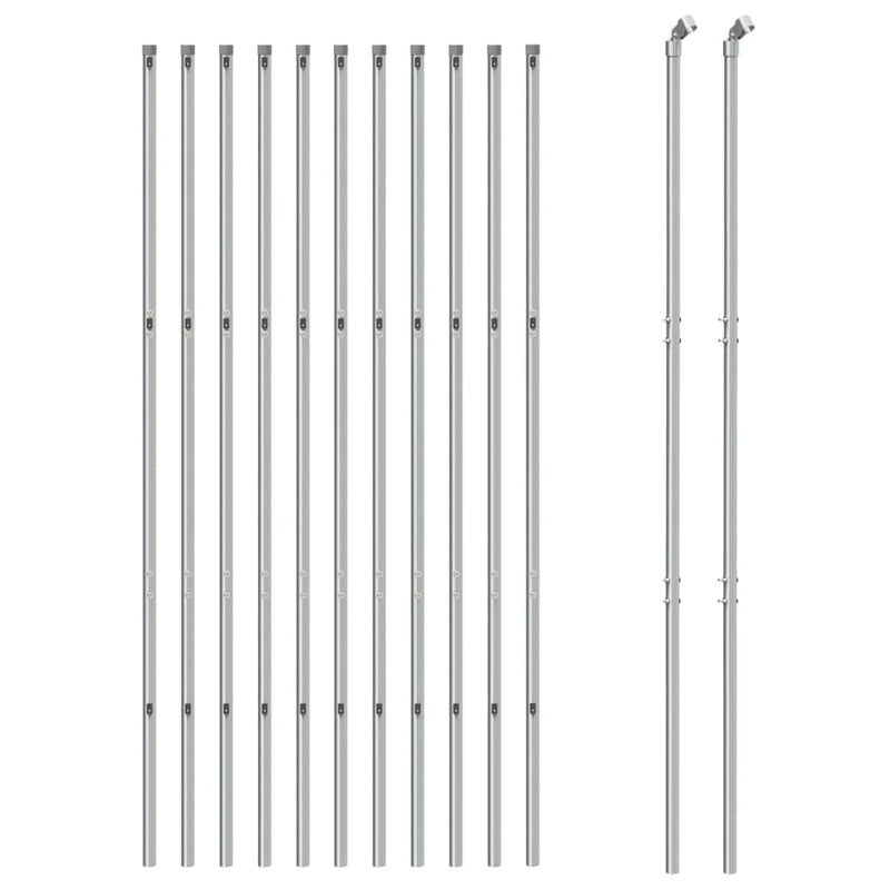 Load image into Gallery viewer, VidaXL Gaashek 1,8x25 m zilverkleurig
