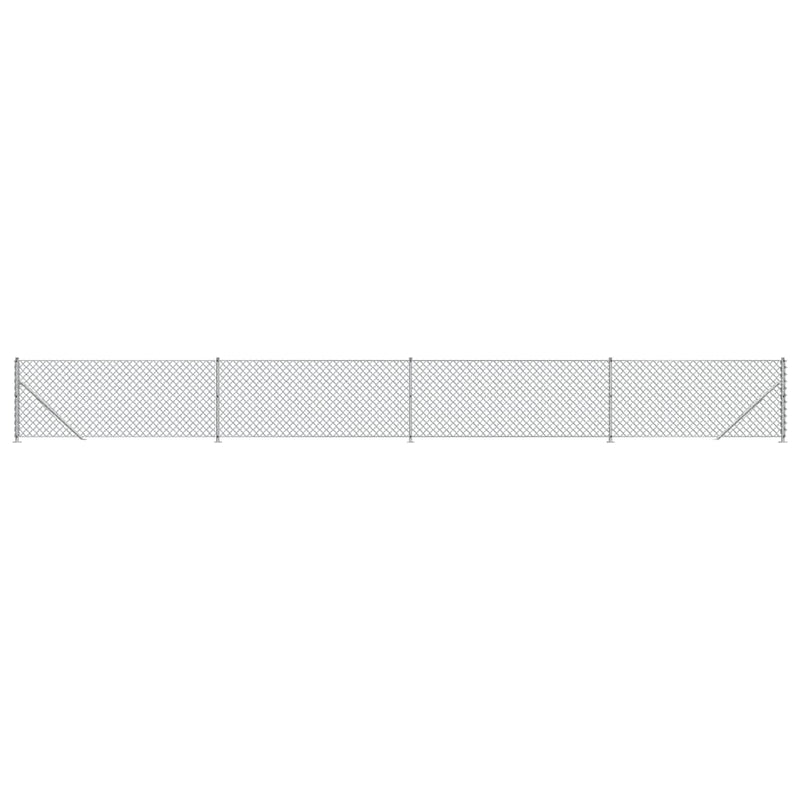 Load image into Gallery viewer, Vidaxl gaashek met flens 1x10 m zilverkleurig
