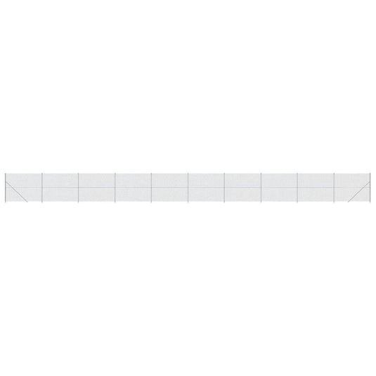 VidaXL Gaashek met flens 2x25 m zilverkleurig