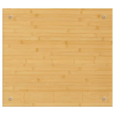 Vidaxl kookplaatafdekking 50x56x1,5 cm bamboe