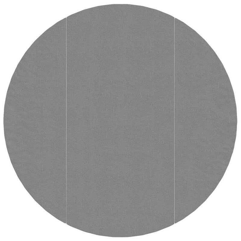 Afbeelding laden in galerijviewer, Vidaxl zwembadgrondzeil ø366 cm polyester geotextiel lichtgrijs
