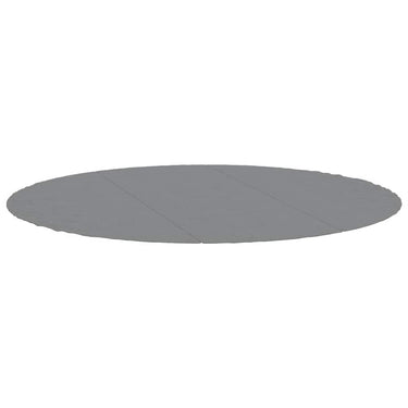 Vidaxl zwembadgrondzeil ø396 cm polyester geotextiel lichtgrijs