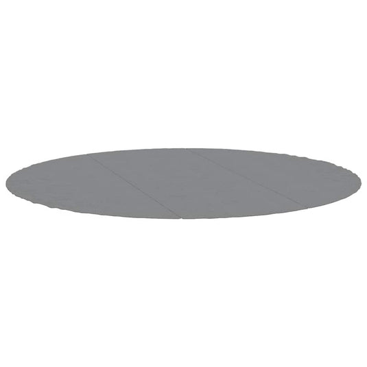 Vidaxl zwembadgrondzeil ø396 cm polyester geotextiel lichtgrijs