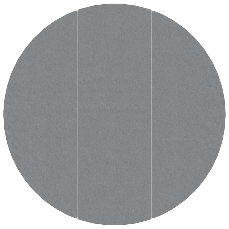 Afbeelding laden in galerijviewer, Vidaxl zwembadgrondzeil ø396 cm polyester geotextiel lichtgrijs
