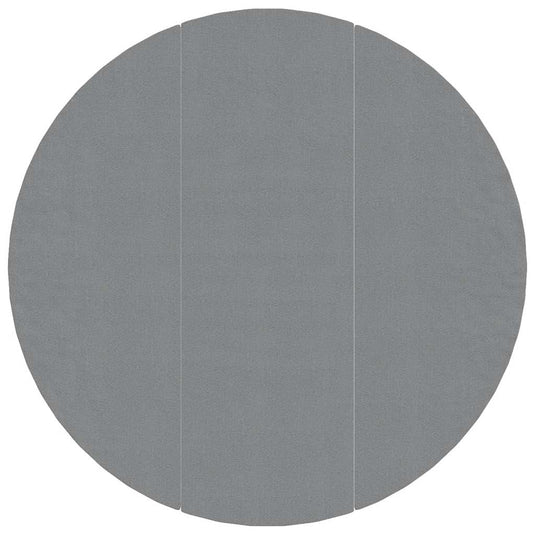 Vidaxl zwembadgrondzeil ø396 cm polyester geotextiel lichtgrijs
