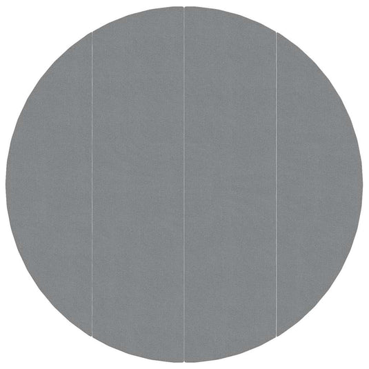 Vidaxl zwembadgrondzeil ø428 cm polyester geotextiel lichtgrijs