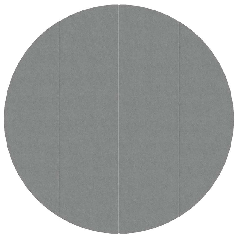 Afbeelding laden in galerijviewer, Vidaxl zwembadgrondzeil ø500 cm polyester geotextiel lichtgrijs
