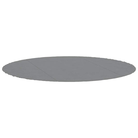 Vidaxl zwembadgrondzeil ø366 cm polyester geotextiel lichtgrijs
