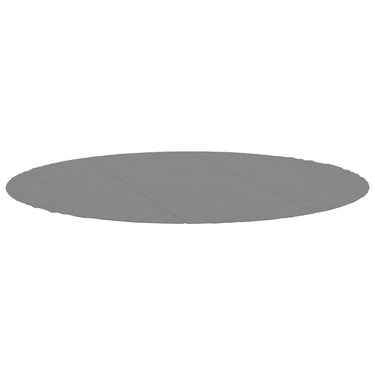 Vidaxl zwembadgrondzeil ø396 cm polyester geotextiel lichtgrijs