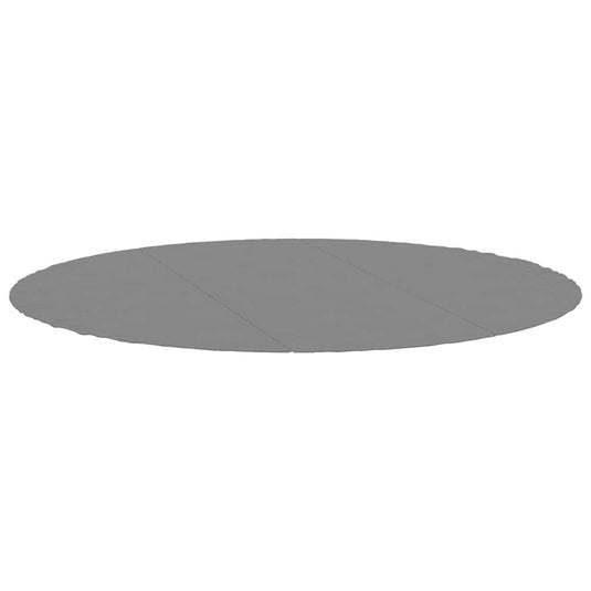 Vidaxl zwembadgrondzeil ø396 cm polyester geotextiel lichtgrijs