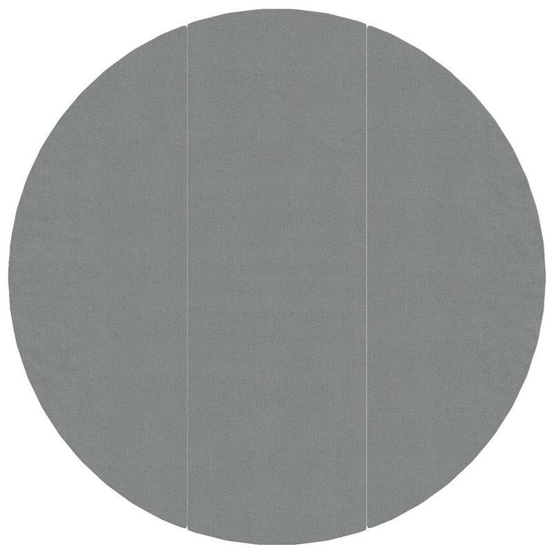 Load image into Gallery viewer, Vidaxl zwembadgrondzeil ø396 cm polyester geotextiel lichtgrijs
