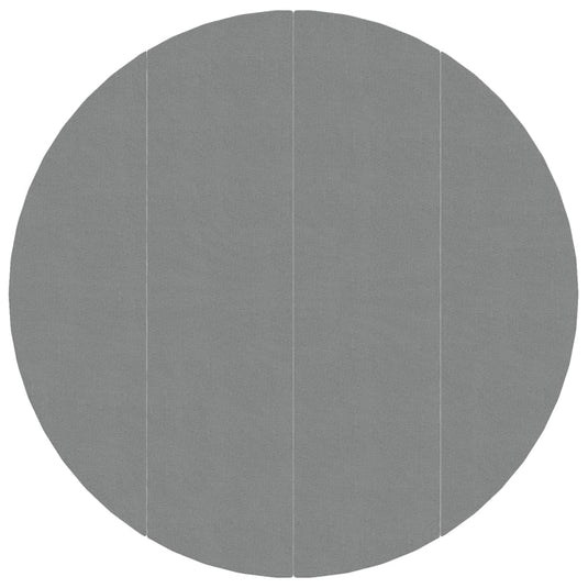 Vidaxl zwembadgrondzeil ø428 cm polyester geotextiel lichtgrijs