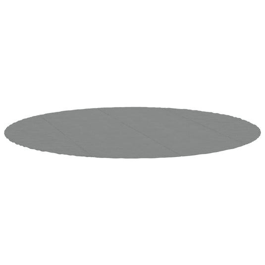 Vidaxl zwembadgrondzeil ø458 cm polyester geotextiel lichtgrijs