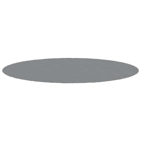 Vidaxl zwembadgrondzeil ø500 cm polyester geotextiel lichtgrijs