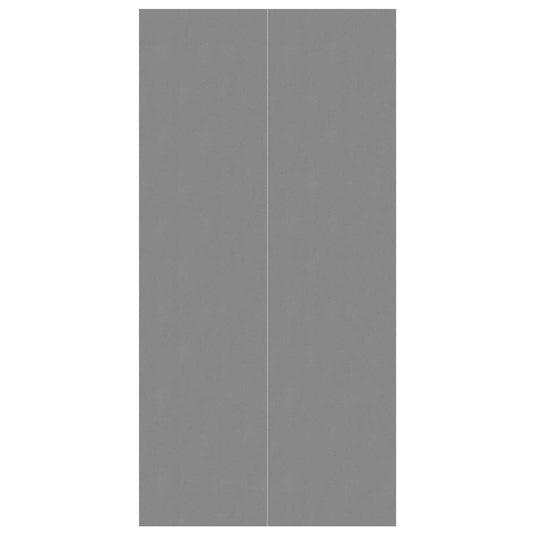 Vidaxl zwembadgrondzeil 500x250 cm polyester geotextiel lichtgrijs