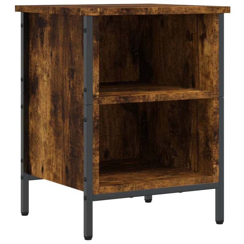 Load image into Gallery viewer, Vidaxl schoenenkast 38x35x50 cm bewerkt hout gerookt eikenkleurig
