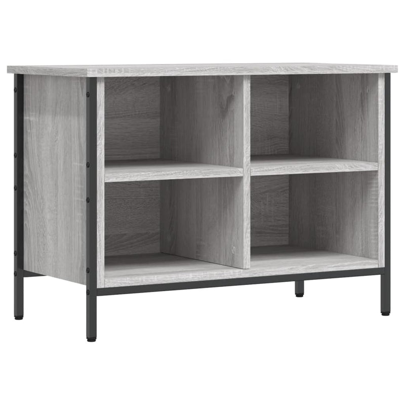 Load image into Gallery viewer, Vidaxl schoenenkast 69x35x50 cm bewerkt hout grijs sonoma eikenkleurig
