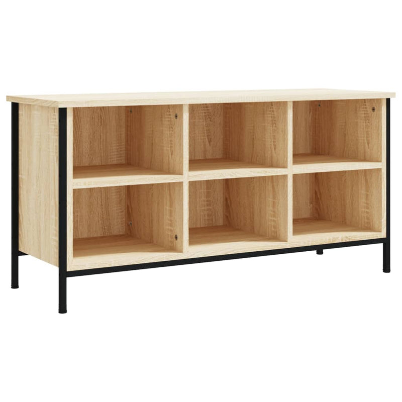 Load image into Gallery viewer, Vidaxl schoenenkast 100x35x50 cm bewerkt hout sonoma eikenkleurig
