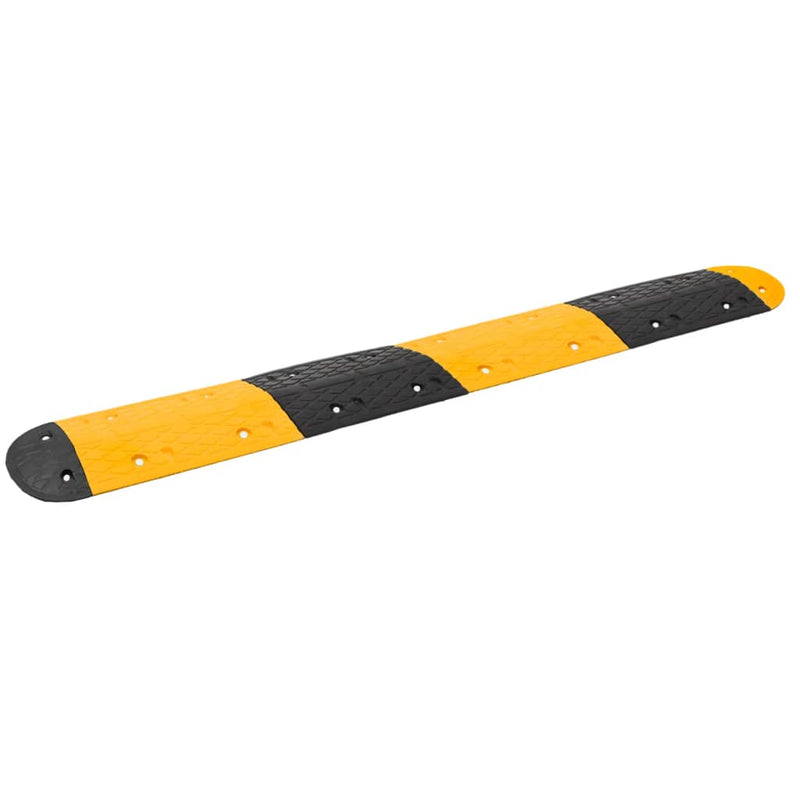 Load image into Gallery viewer, Vidaxl verkeersdrempel 226x32,5x4 cm rubber geel en zwart
