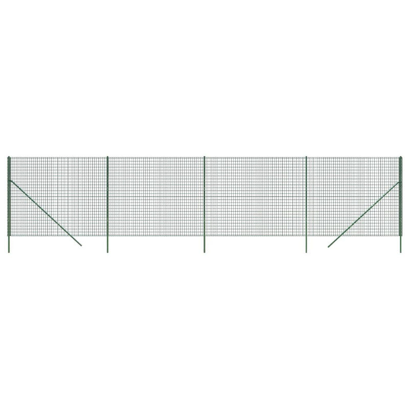 Load image into Gallery viewer, Vidaxl draadgaashek 1,8x10 m gegalvaniseerd staal groen
