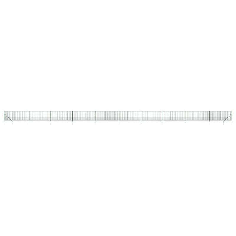 Load image into Gallery viewer, VidaXL Draadgaashek met grondankers 1x25 m groen
