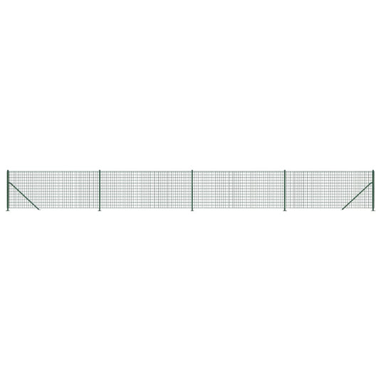 Vidaxl gaashek met flens 1x10 m groen
