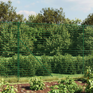 Vidaxl draadgaashek met flens 2x10 m groen