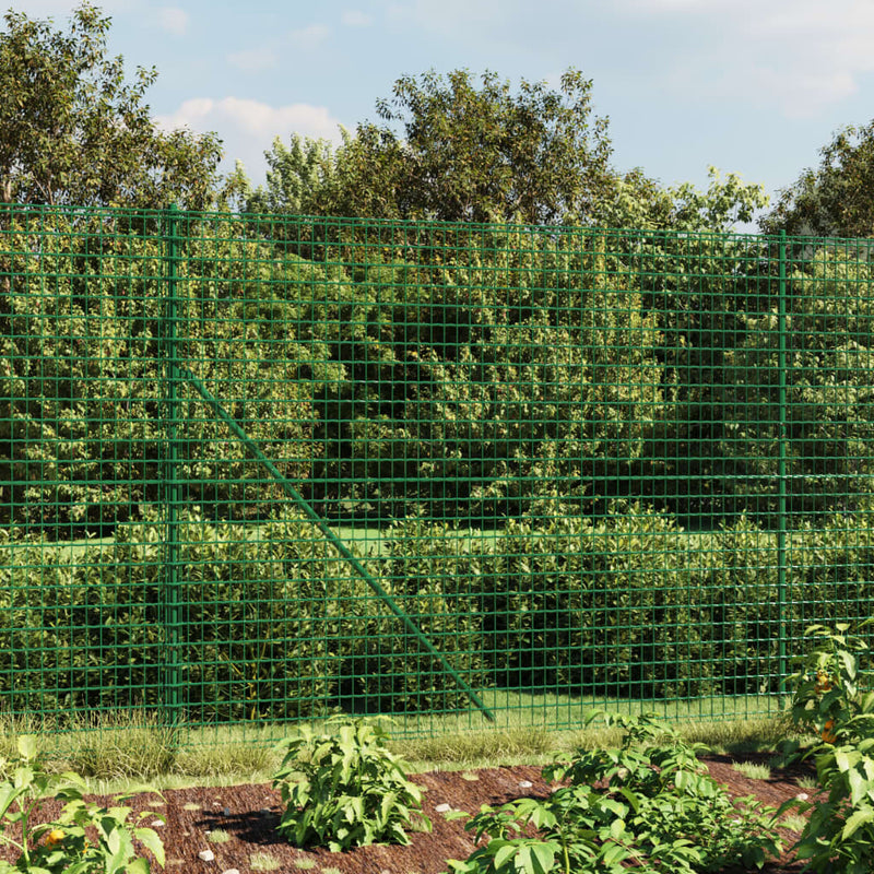 Load image into Gallery viewer, Vidaxl draadgaashek met flens 2x10 m groen
