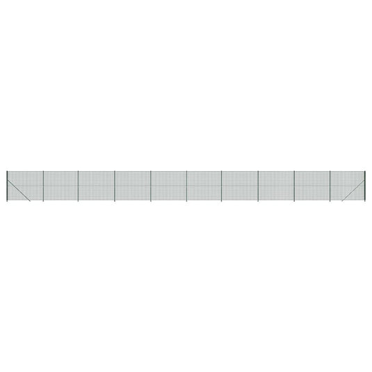 VidaXL Draadgaashek met flens 2x25 m groen