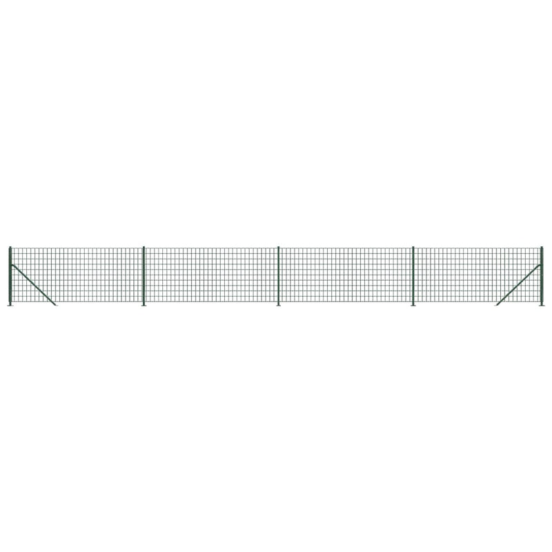 Load image into Gallery viewer, Vidaxl draadgaashek met flens 0,8x10 m groen
