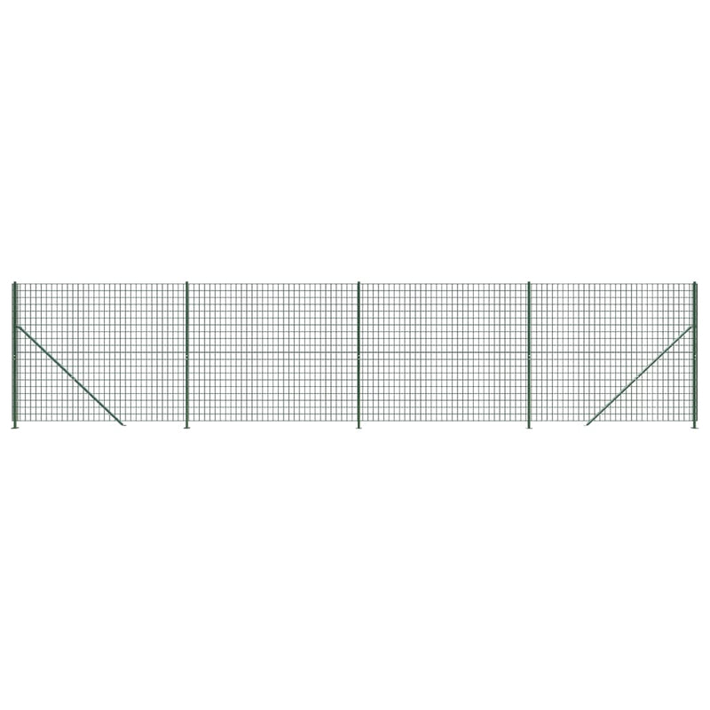 Load image into Gallery viewer, Vidaxl draadgaashek met flens 2x10 m groen
