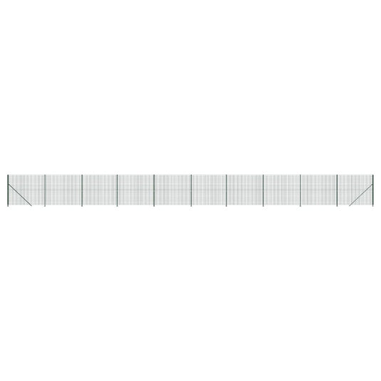 VidaXL Draadgaashek met flens 1,4x25 m groen