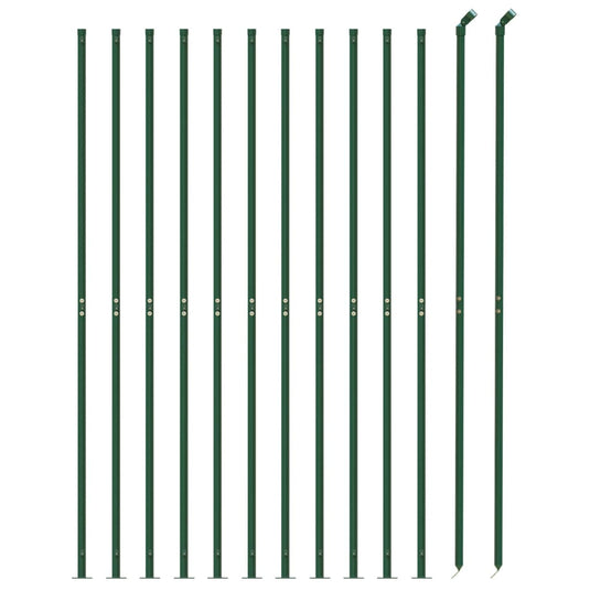 VidaXL Draadgaashek met flens 1,8x25 m groen