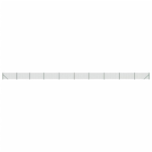 Vidaxl draadgaashek met flens 1,1x25 m groen