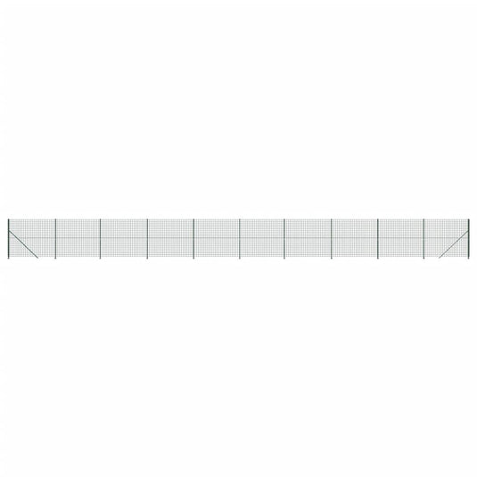 VidaXL Draadgaashek met flens 2x25 m groen