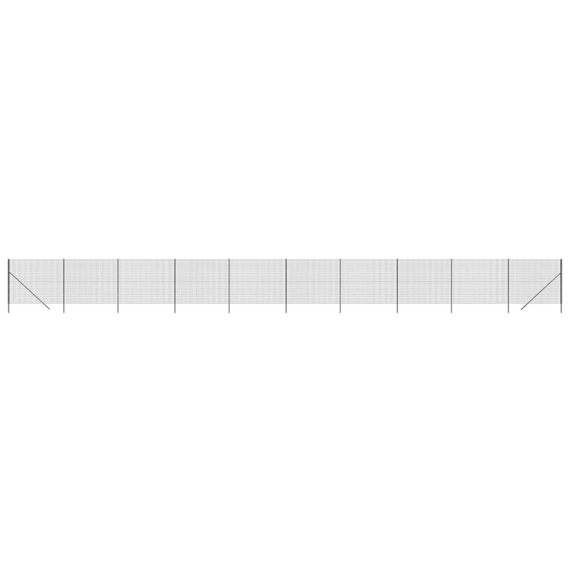 Load image into Gallery viewer, VidaXL Draadgaashek 1,8x25 m gegalvaniseerd staal antracietkleurig
