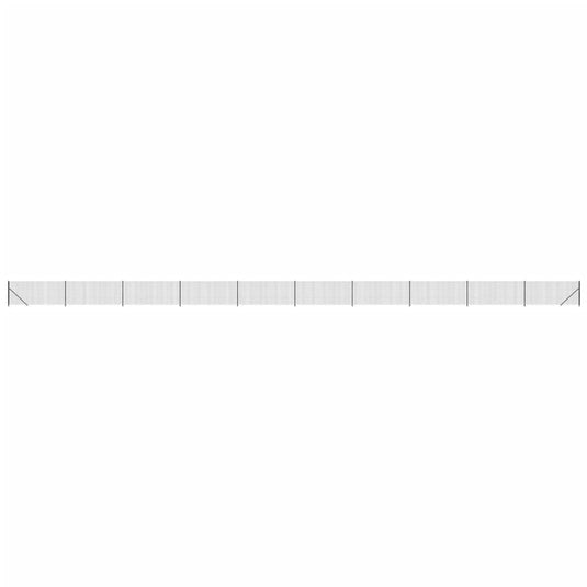 Vidaxl draadgaashek met flens 0,8x25 m antracietkleurig