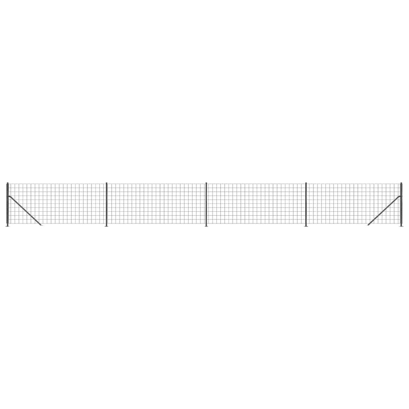 Load image into Gallery viewer, Vidaxl draadgaashek met flens 1,1x10 m antracietkleurig
