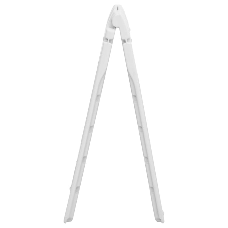 Load image into Gallery viewer, Vidaxl sandwichbord 45x7x84,5 cm hdpe grijs
