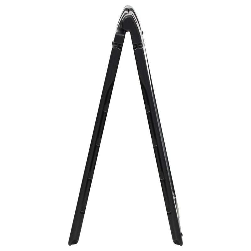Load image into Gallery viewer, Vidaxl sandwichbord 45x7x84,5 cm hdpe zwart
