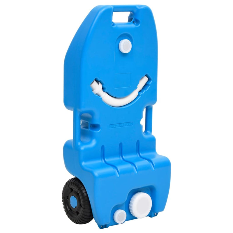 Load image into Gallery viewer, Vidaxl watertank op wielen 25 l blauw

