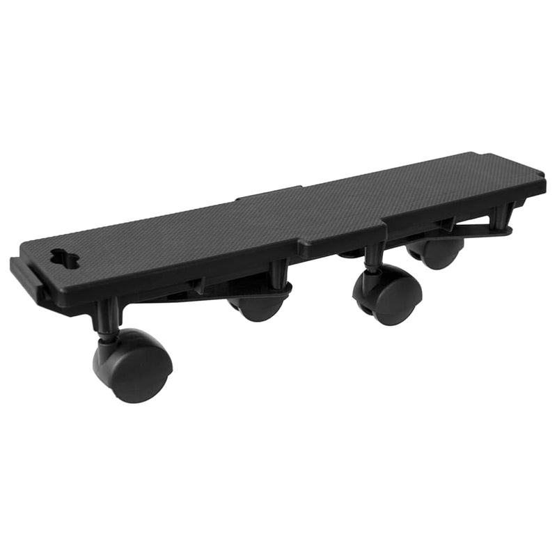 Load image into Gallery viewer, VidaXL Verhuishondjes met 4 wielen 6 st 170 kg polypropeen zwart
